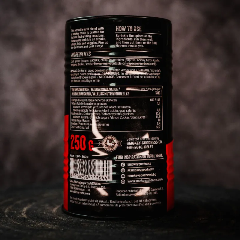 Smokey Goodness BBQ Rub Grill Blend  250 gram