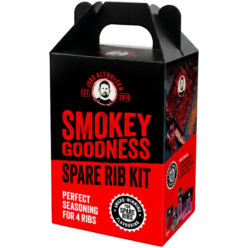 Smokey Goodness Spare Rib Kit - 2 x 500 ml + 3 x 30 g