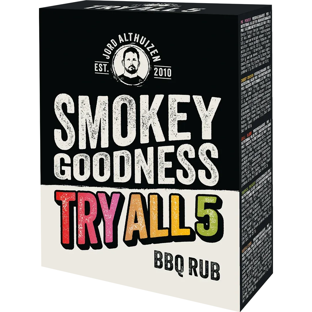 Smokey Goodness Try All 5 BBQ Rub- 5 x 30 gram