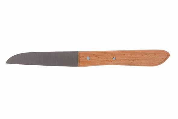 Herder Molenmesje 85 mm - Carbon met beuken handvat