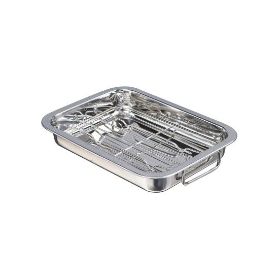 Buckingham Braadslede m/inzet rvs 40x29,3x6 cm