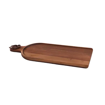 Point Virgule Serveerplank uit acaciahout met handvat - Medium