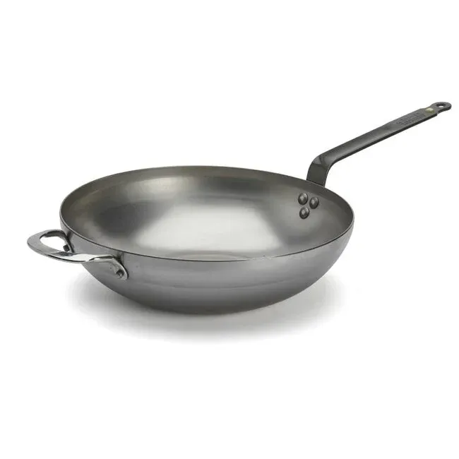Debuyer wok  met brede bodem 32cm