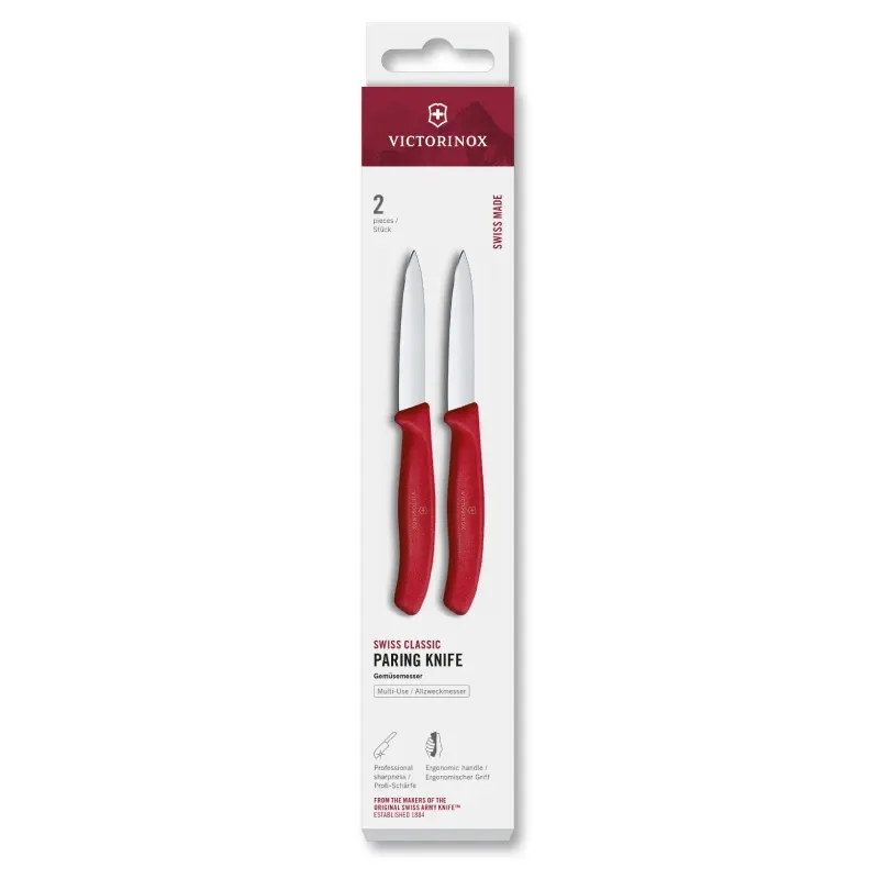 Victorinox schilmes glad rood 2 stuks