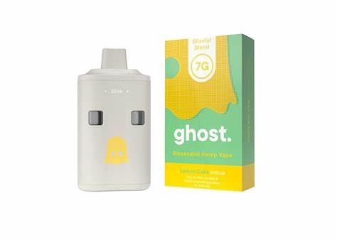Ghost Slide 7g Disposable, Strain: Lemon Cake - Indica