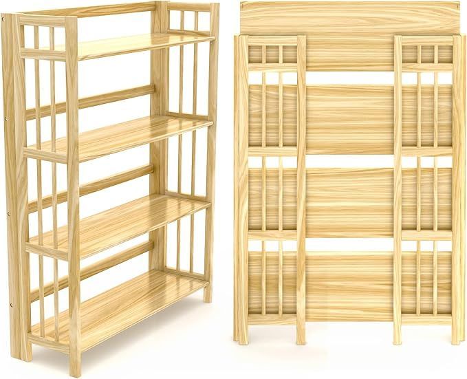 4-tier folding shelf