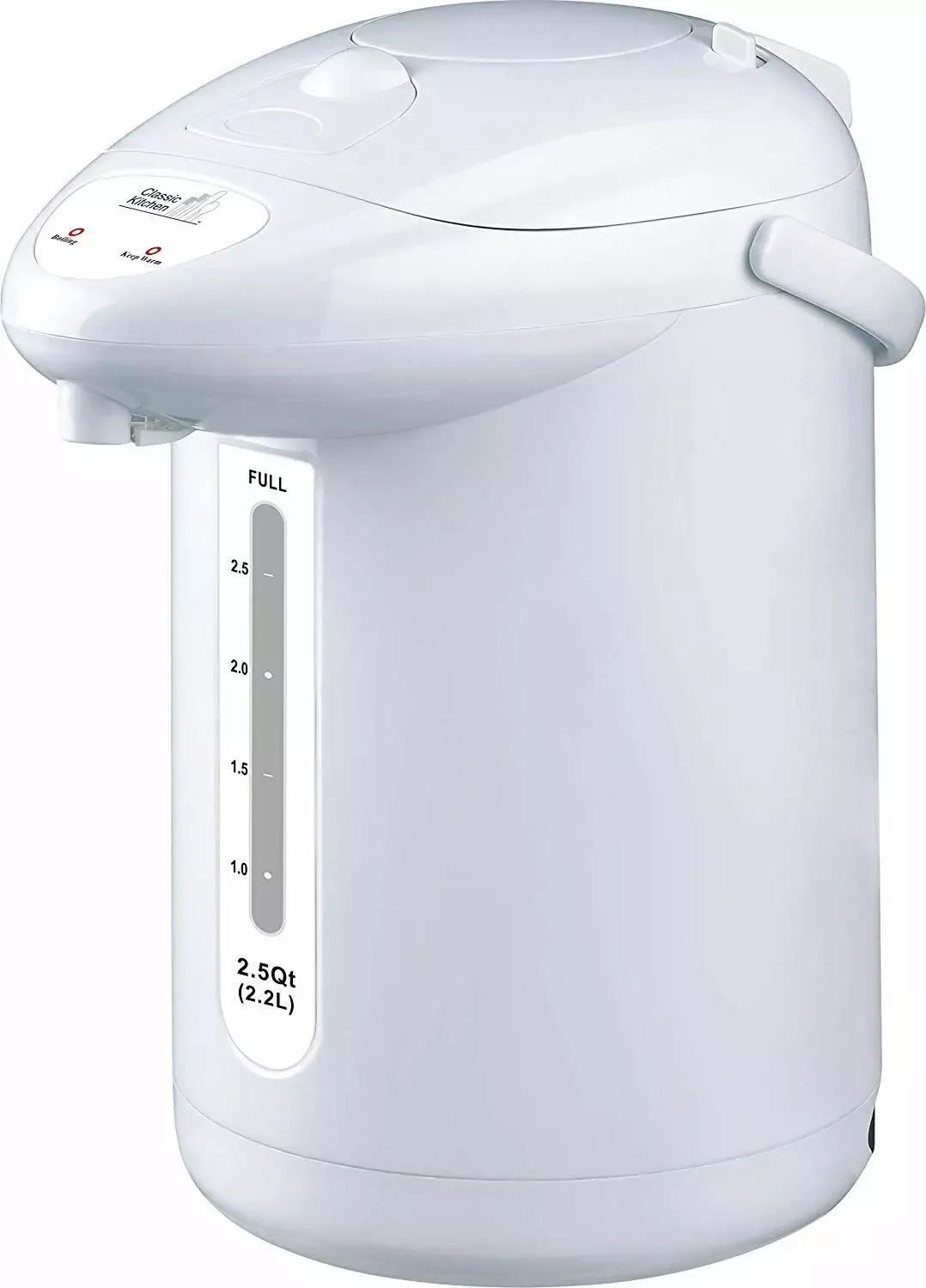 2.5Qt Plain White Electric Pump Kettle