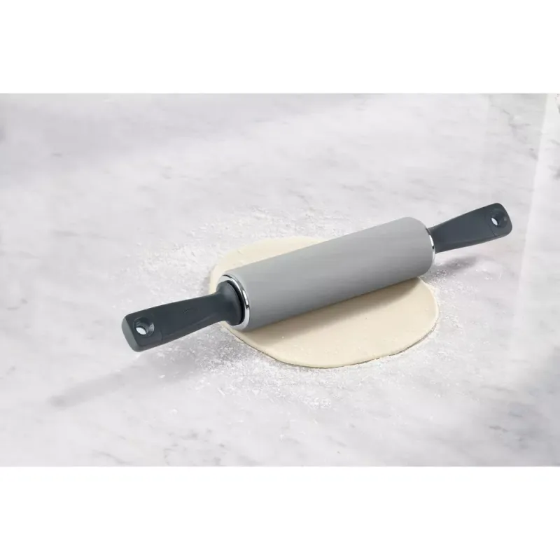 Trudeau Silicone Rolling Pin Grey Marble