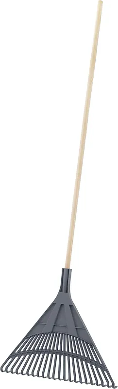 Grey Rake Wood Handle