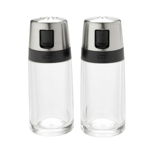 Good Grips Salt and Pepper Shaker Set with Pour Spout