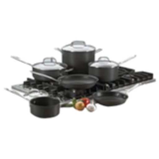 Cuisinart Chef s Classic Non-stick Hard Anodized 10 Piece Cookware Set