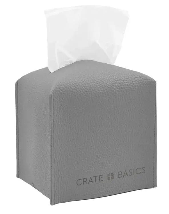 space gray small tissue box sleeve