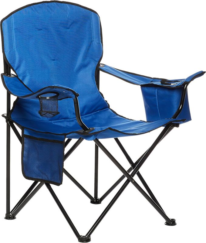 CAMPING CHAIR LARGE BLUE