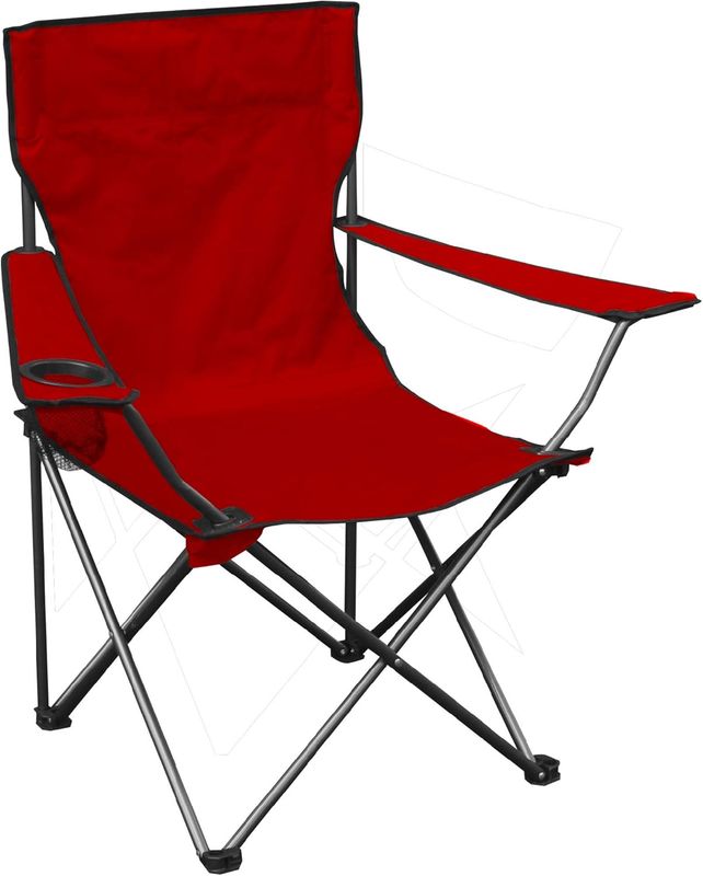 CAMPING CHAIR LARGE RED