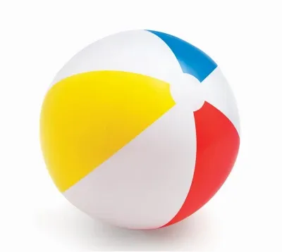 BEACH BALL MULT CLR 20"