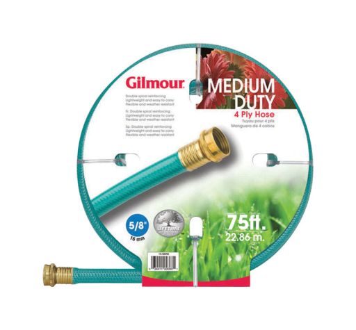 7332869 0.625 in. X 75 Ft. Medium Duty Garden Hose, Blue