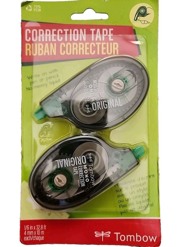 tombow 2pk correction tape