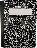 Composition Book - Wide Ruled - 100 Sheets - Virgin Paper