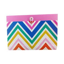 Expanding File - 13 Pocket - Letter Size - 12.81 X 9.19 Inch - Fashion Prints - 2 Assorted