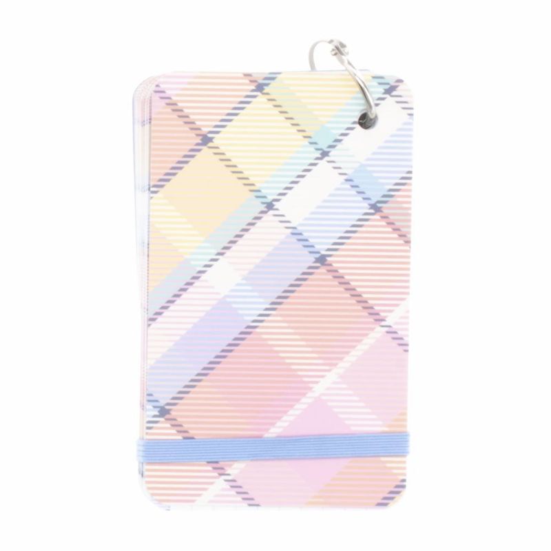 Index Cards - Fashion Covers - 3 X 5 Inch - 75 Cards - Ruled - Fashion Printed Inside Sheets and Covers - Ring - Elastic Band Closure