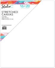 Stretched Canvas - 16 X 20 Inches - Acid Free - Primed - 100pct Cotton