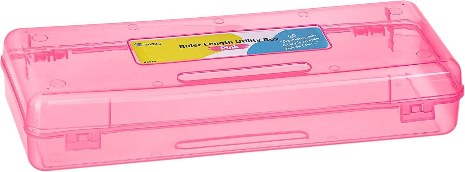 MULTIPURPOSE UTILITY BOX# RULER LENGTH - PINK