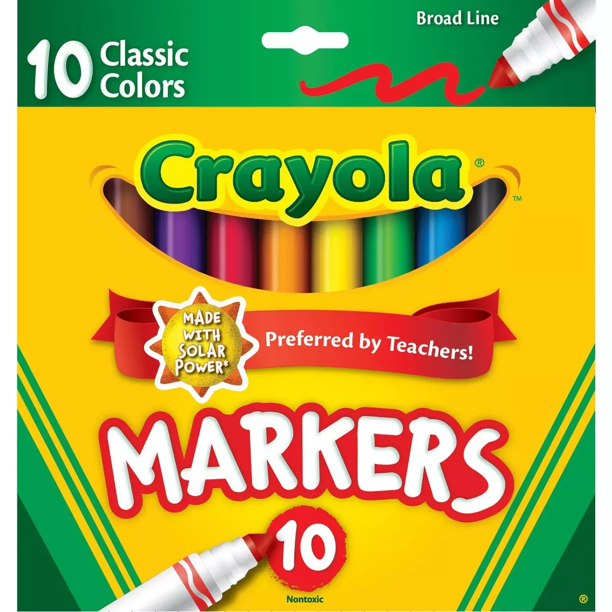 Crayola 10 Classic Colors Markers