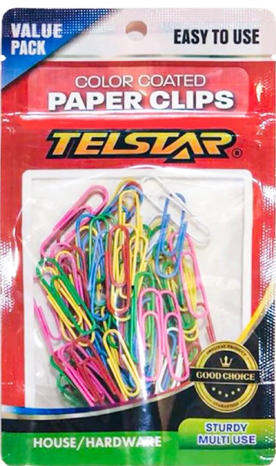 COLOR COATED PAPER CLIPS 95PC