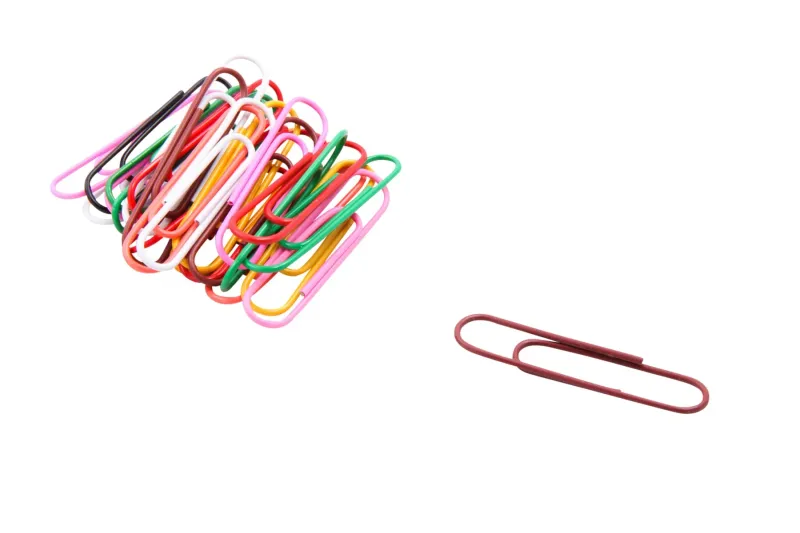 COLOR COATED PAPER CLIPS 95PC