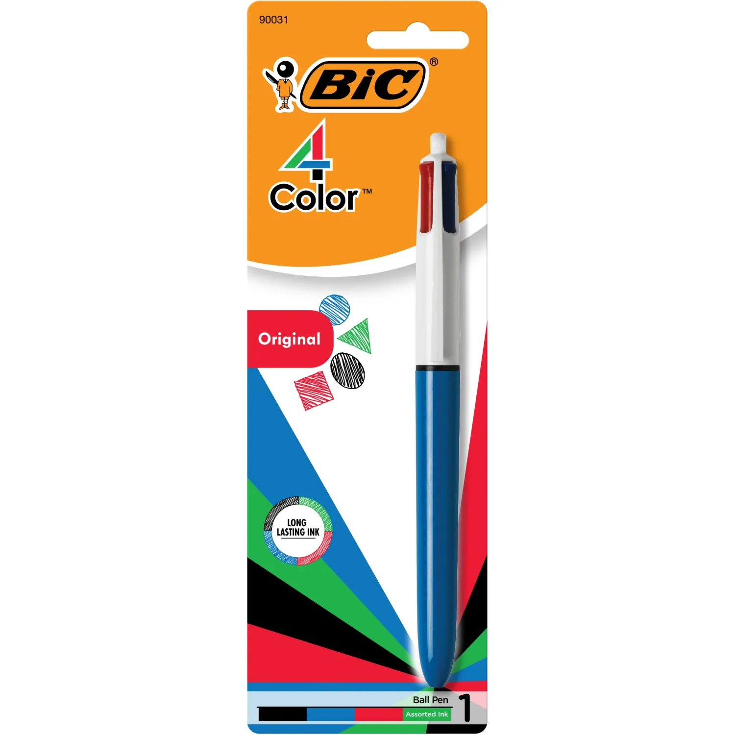4 COLOR Retractable PEN