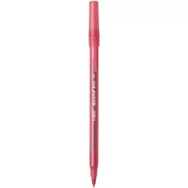 BIC ROUND STIC RED 10 PK.