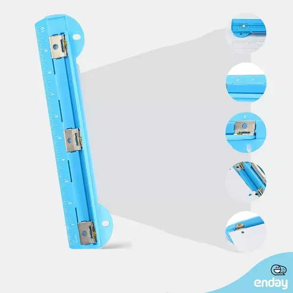 3 HOLE PUNCHER - BLUE