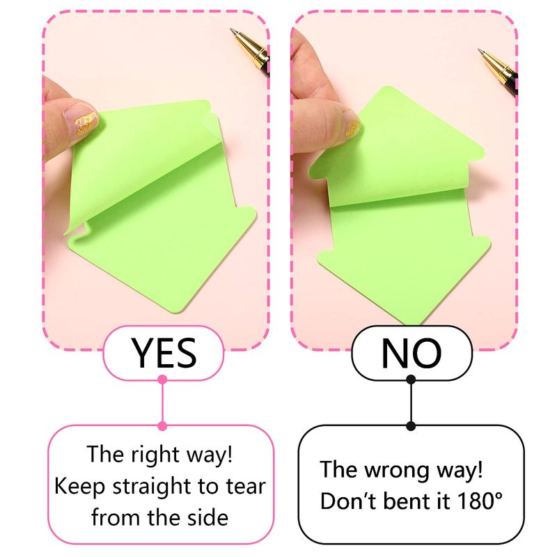 Sticky nots 3pk (shapes)