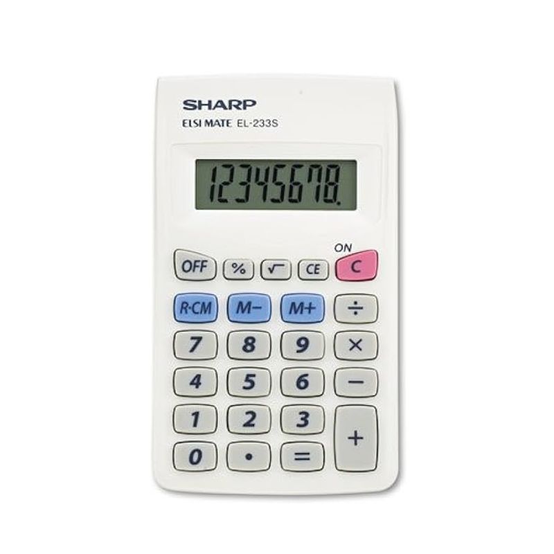 SHARP 8 DIGIT CALCL. BATTERY