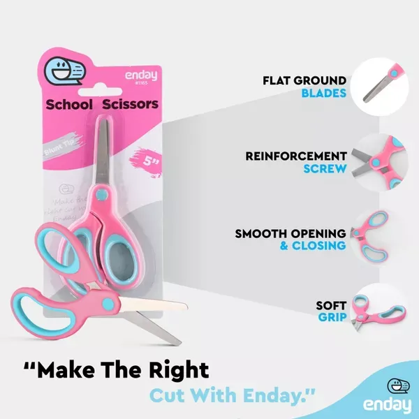 5" Blunt Tip Scissor Pink