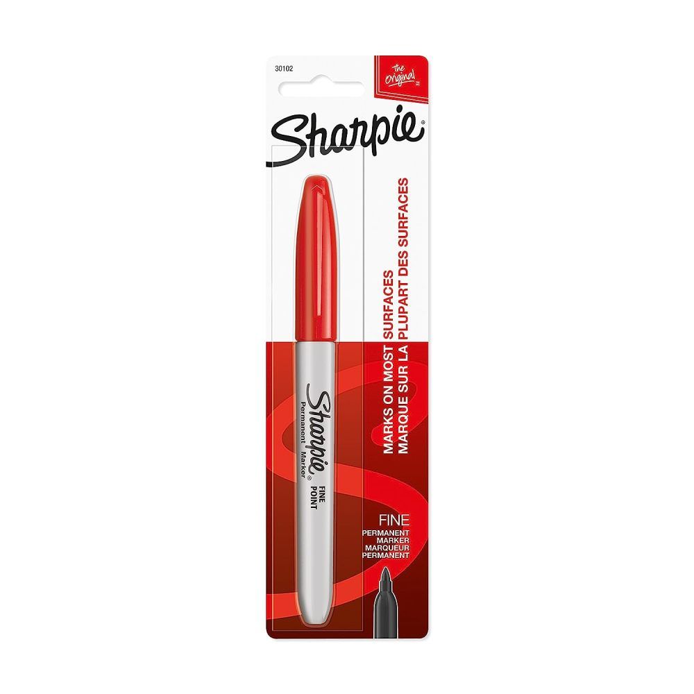 RED FINE PERM MARKER