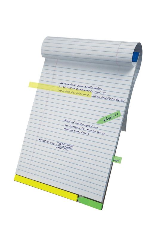 AMPAD 25 FLAG HIGLITER STRIPES WRITING PAD