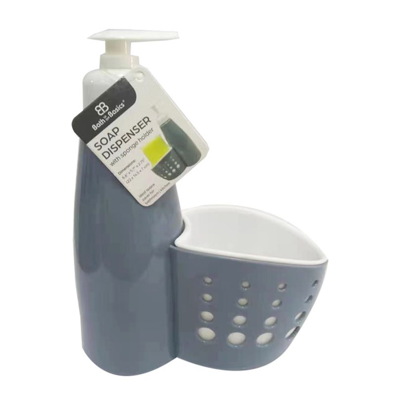 SOAP DISPENSER WITH SPONGE HOLDER asst color