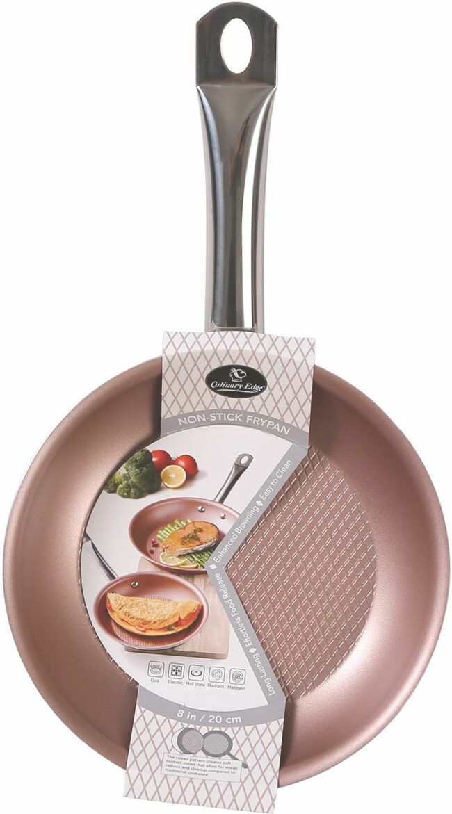 8 FRYPAN NON STK ROSE GOLD