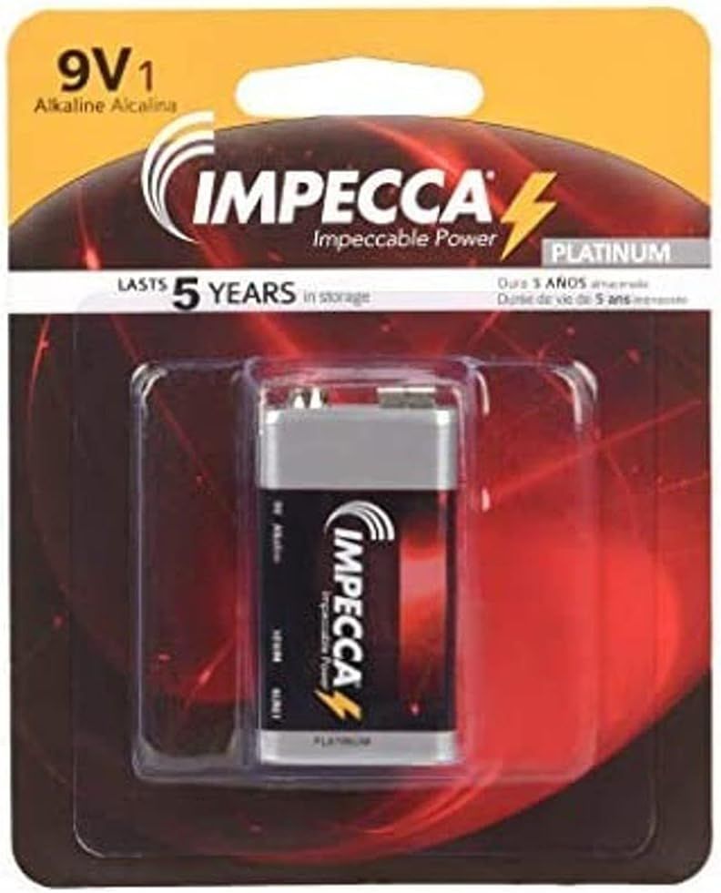impecca 9v battery