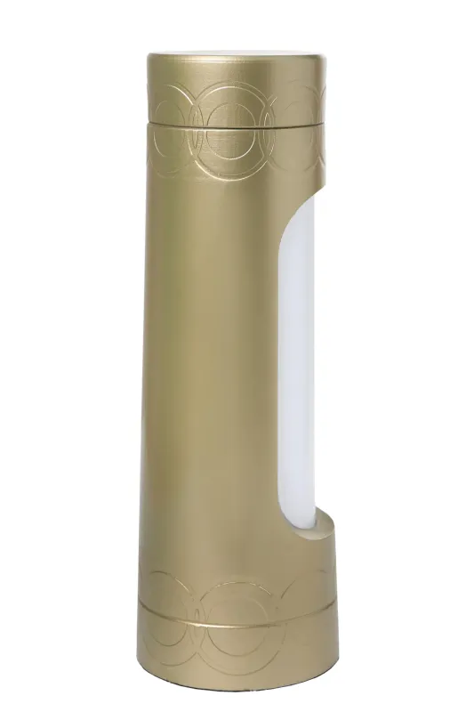 GOLD SHABBOS LAMP