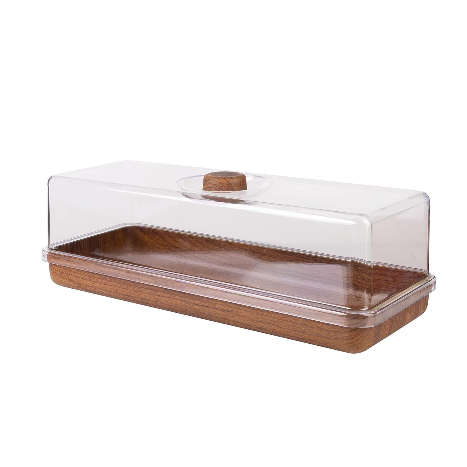 Bread &amp; Cake Serving Tray With Cover