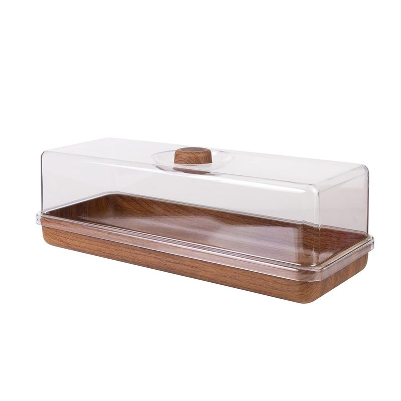 Bread &amp; Cake Serving Tray With Cover
