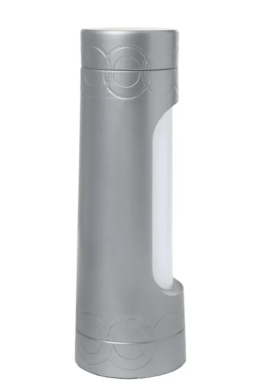 SILVER SHABBOS LAMP