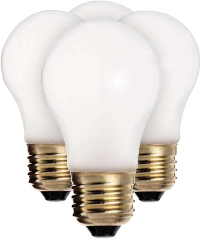 S8525 40 watt A15 Frosted 280 lumens 4 Bulbs APPLIANCE SIZE