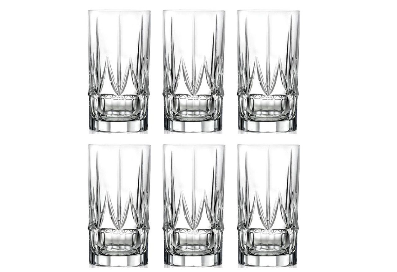 Crystal Highball Longdrink Glasses 17.5 oz