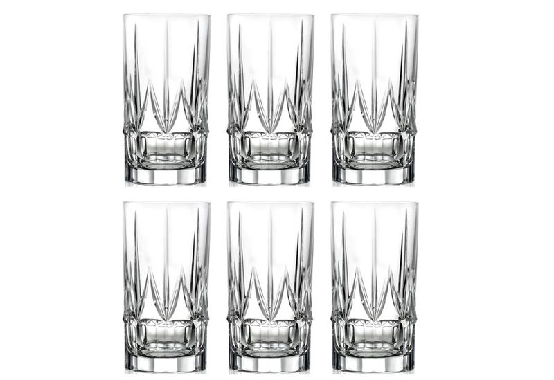 Crystal Highball Longdrink Glasses 17.5 oz