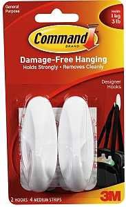 COMMAND MED DESIGNER HOOK 2 PK