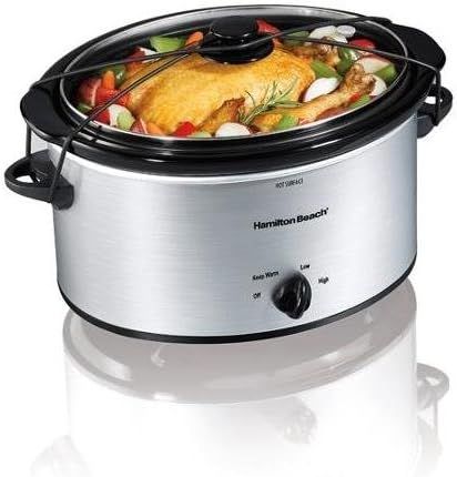 5QT OVAL PORTABLE SLOW COOKER