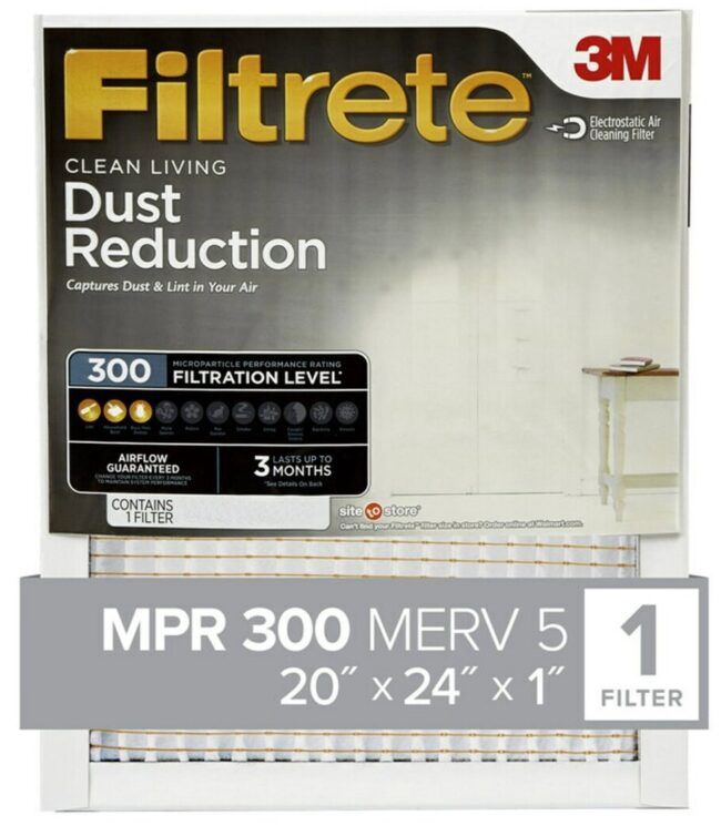 AIR COND FILTER-CENTRAL AIR 20x24x1